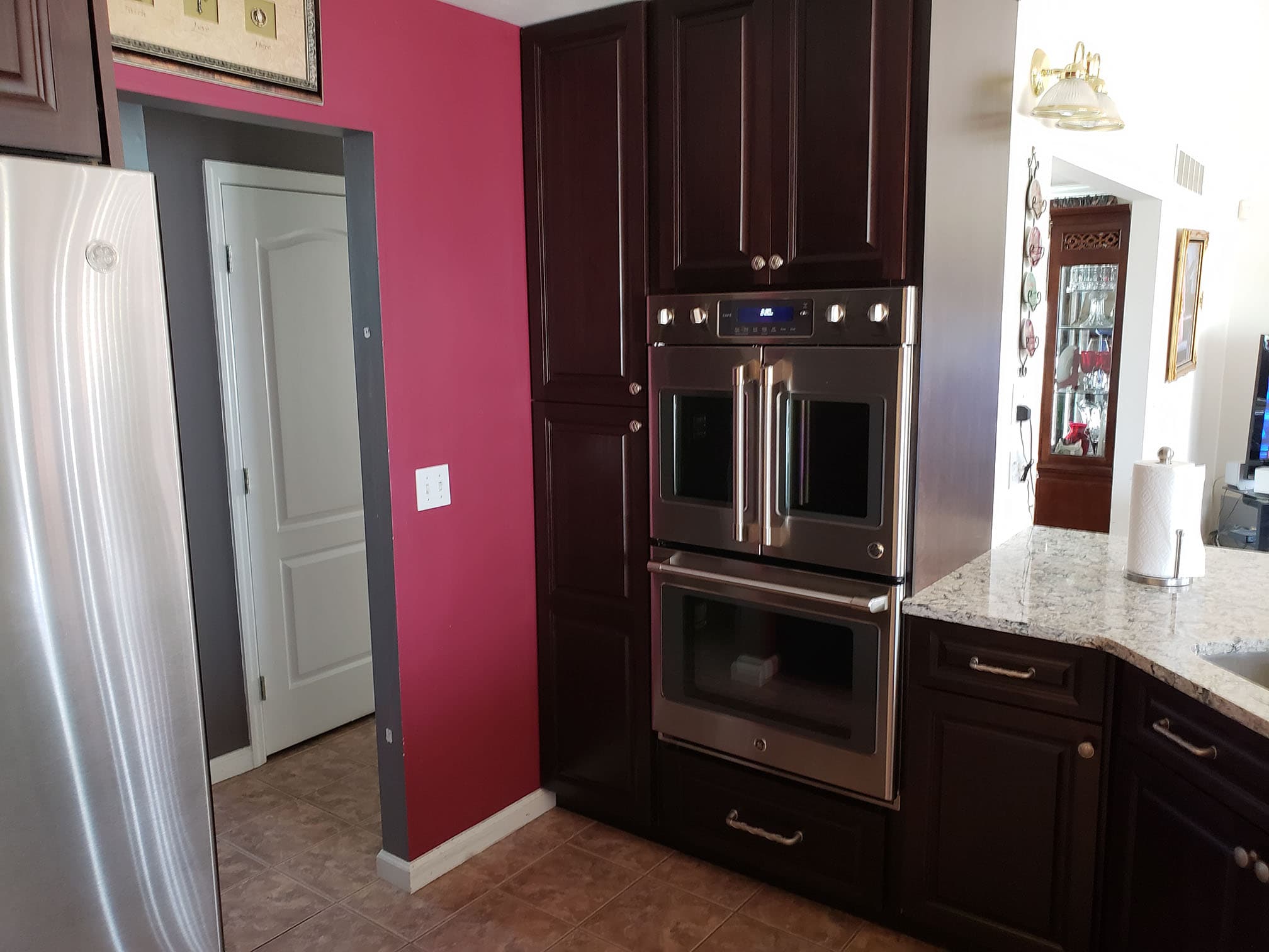 Darkwood Kitchen Custom kitchen remodel featuring kitchen darkwood remodel by Professional Wood Interiors - St. Louis, MO