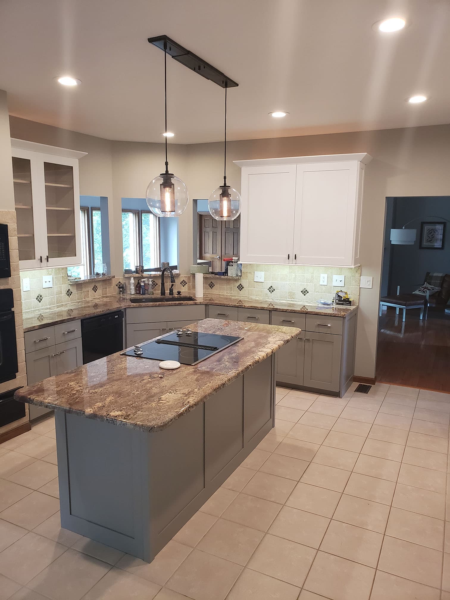 Dual-Color Kitchen Custom kitchen remodel featuring dual color kitchen remodel by Professional Wood Interiors - St. Louis, MO