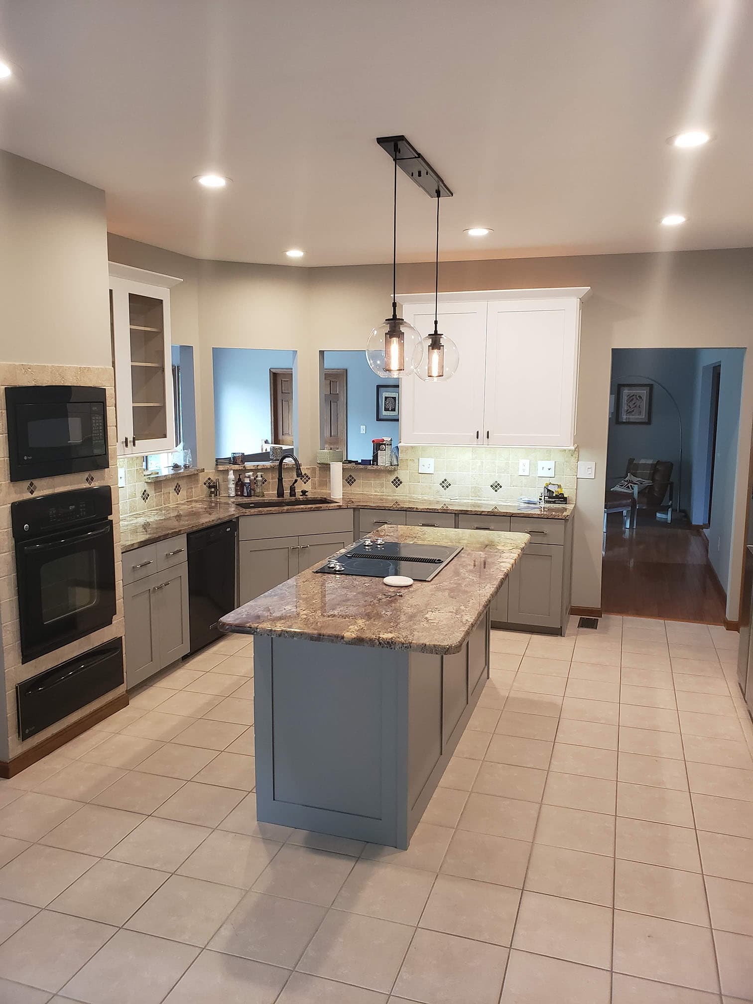 Dual-Color Kitchen Custom kitchen remodel featuring dual color kitchen remodel by Professional Wood Interiors - St. Louis, MO