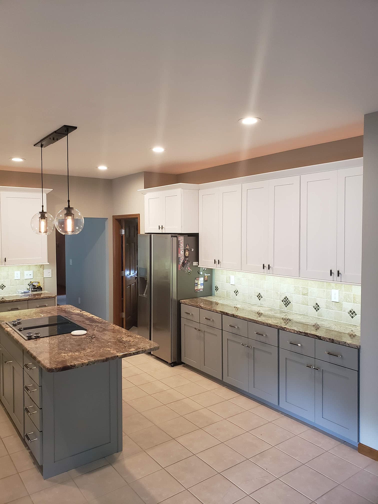 Dual-Color Kitchen Custom kitchen remodel featuring dual color kitchen remodel by Professional Wood Interiors - St. Louis, MO