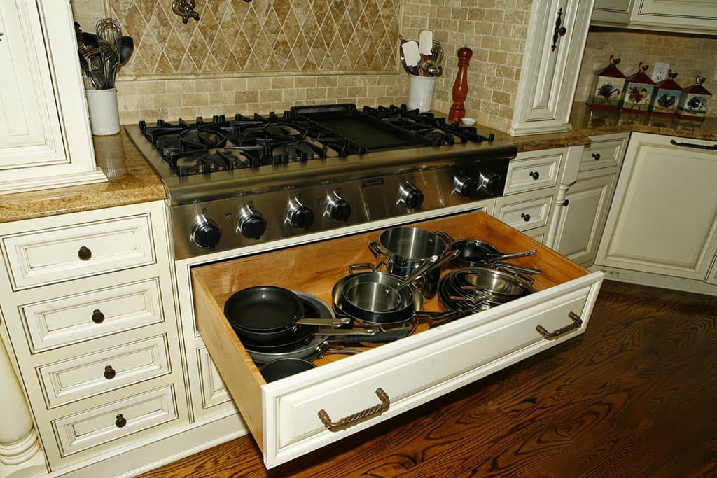 Vintage Kitchen Custom kitchen remodel featuring vintage kitchen remodel white by Professional Wood Interiors - St. Louis, MO