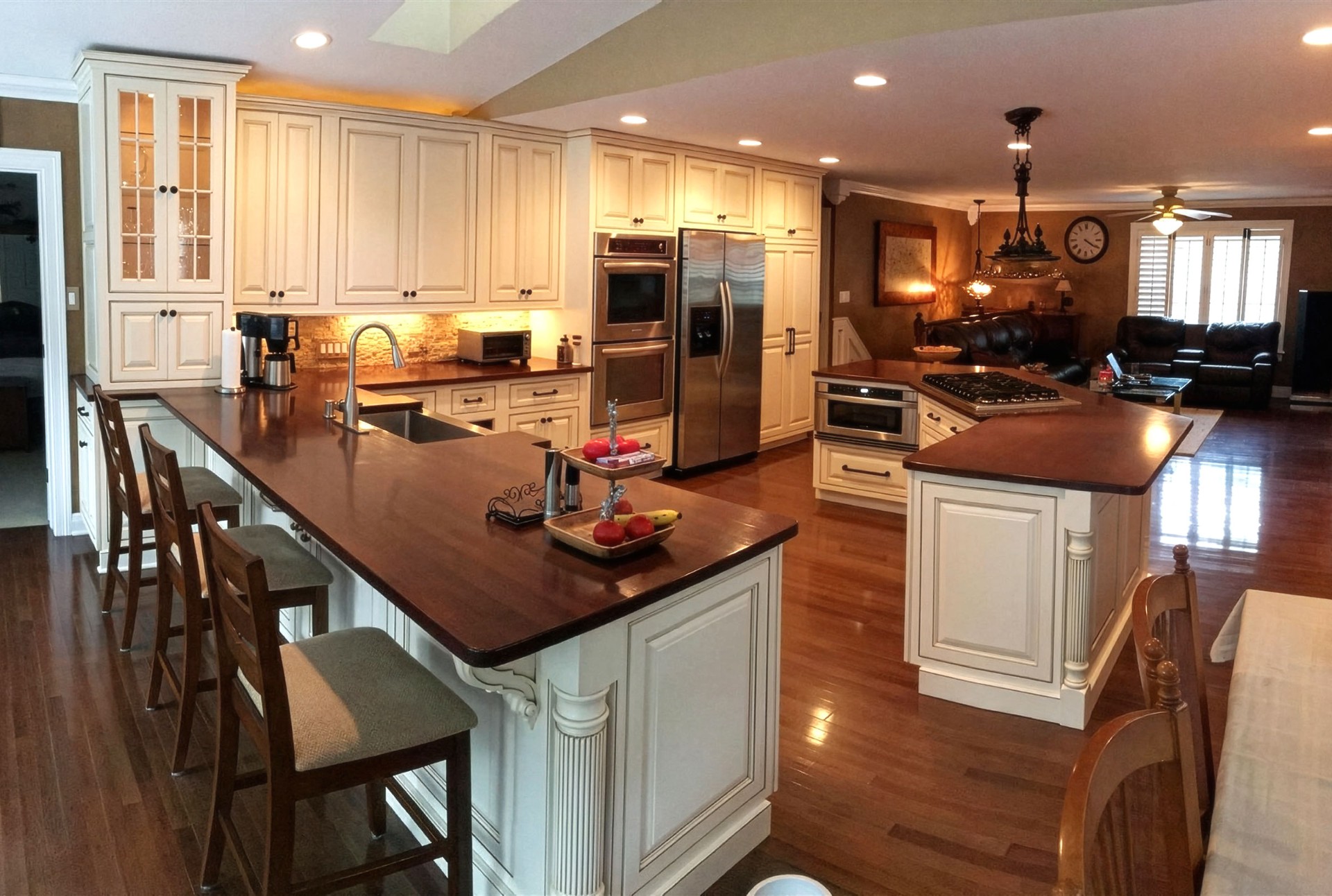 Custom kitchen cabinetry by Professional Wood Interiors